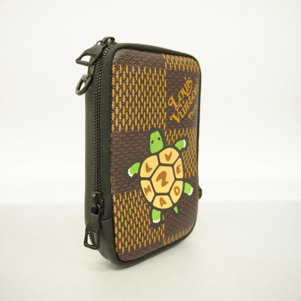 Louis Vuitton Shoulder Bag Damier Giant Double Fo Pouch NIGO Collaboration N4... - Picture 2 of 7